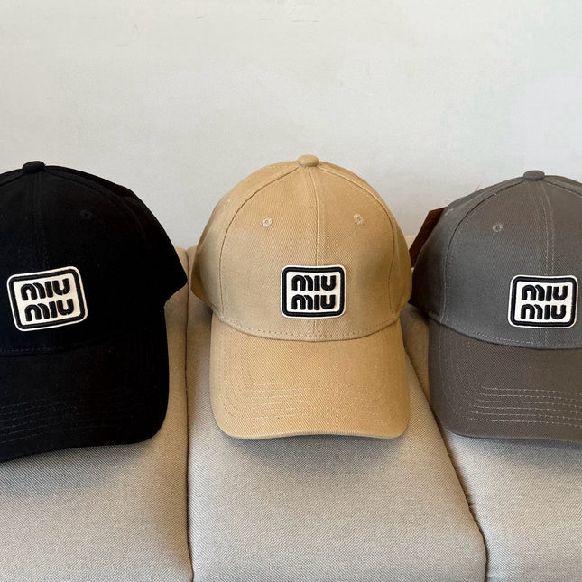 MM BASEBALL CAP IN DARK GREY KHAKI FABRIC STYLE 1