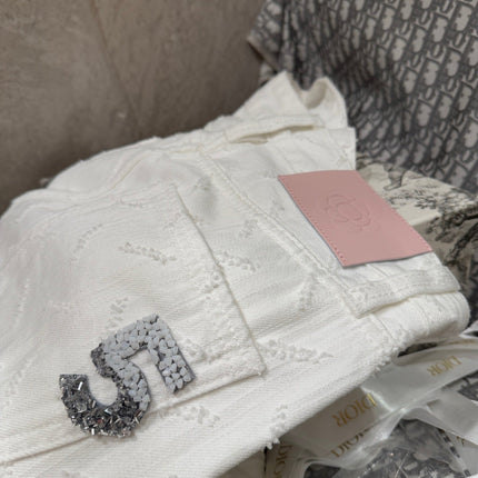 CC jeans White Denim Fabric