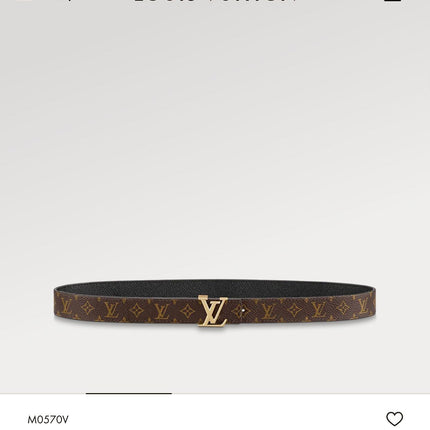 LV ICONIC 25 MM IN BROWN DAMIER CALFSKIN SILVER HARDWARE