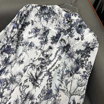 DIOR SHIRT DRESS WITH STAND COLLAR 198035