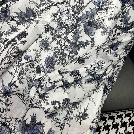 DIOR SHIRT DRESS WITH STAND COLLAR 198035