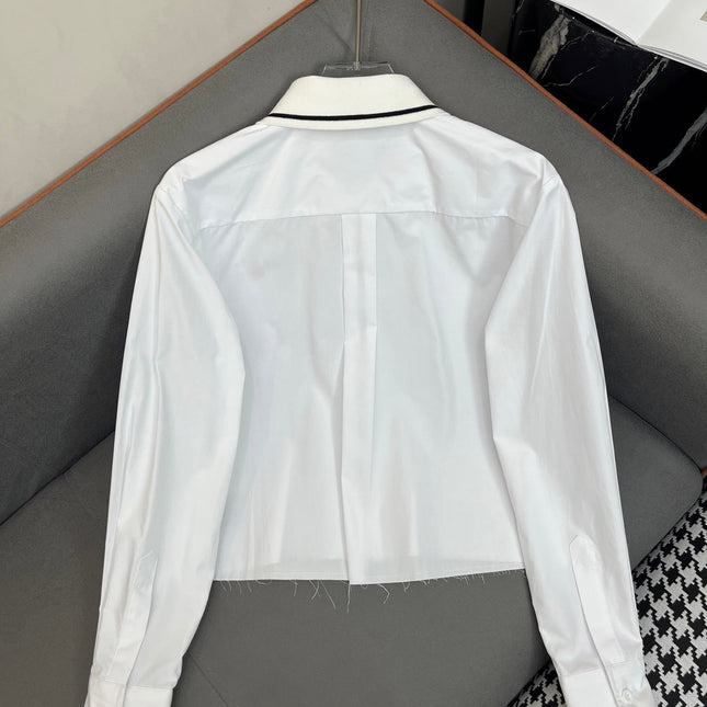 MIUMIU LONG-SLEEVE SHIRT 214505