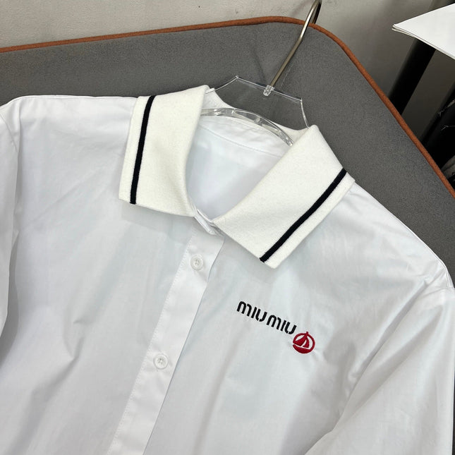 MIUMIU LONG-SLEEVE SHIRT 214505