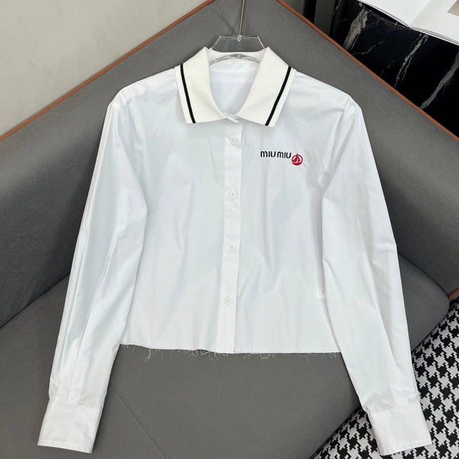 MIUMIU LONG-SLEEVE SHIRT 214505