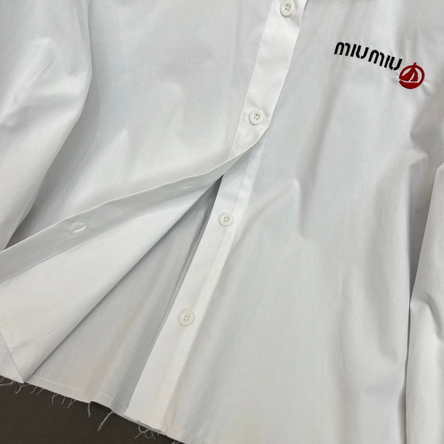 MIUMIU LONG-SLEEVE SHIRT 214505