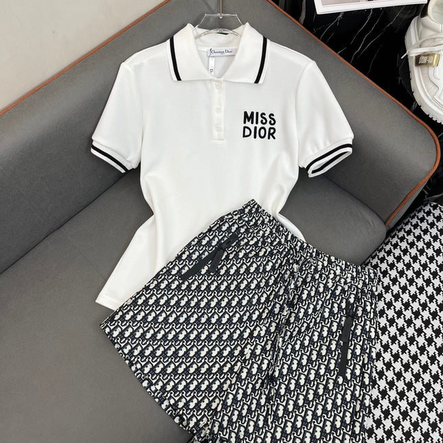 Dior 25C Polo T-Shirt Mix Short Dior Monogram 228677