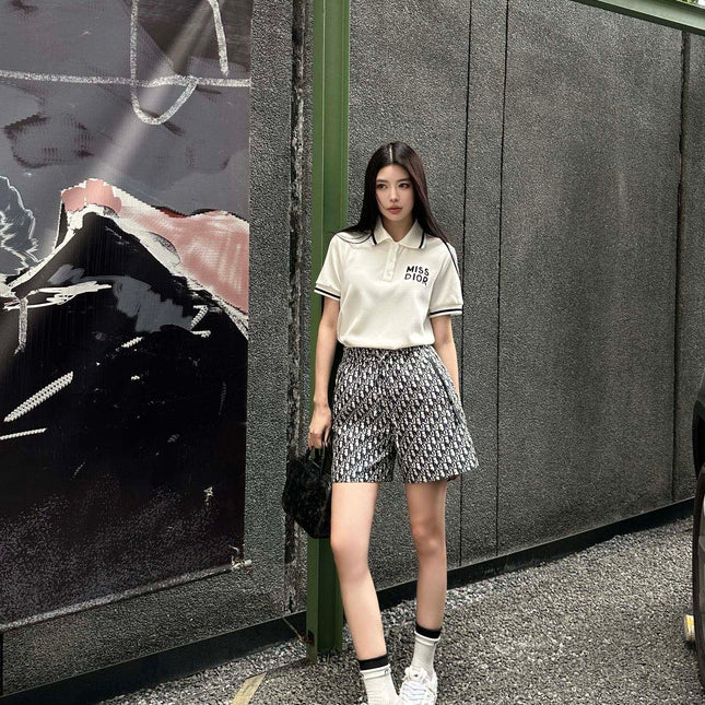 Dior 25C Polo T-Shirt Mix Short Dior Monogram 228677