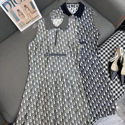 Dior 25C Pleated Short Dress 228593