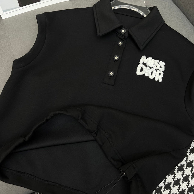 DIOR NEW TANK TOP AND SHORT SKIRT SET 245873