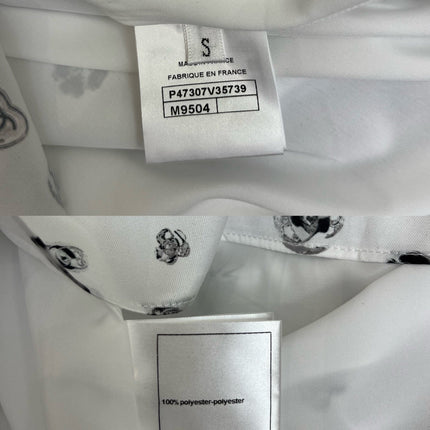 SHORT-SLEEVE BUTTON-DOWN DRESS WITH SIGNATURE LOGO BELT