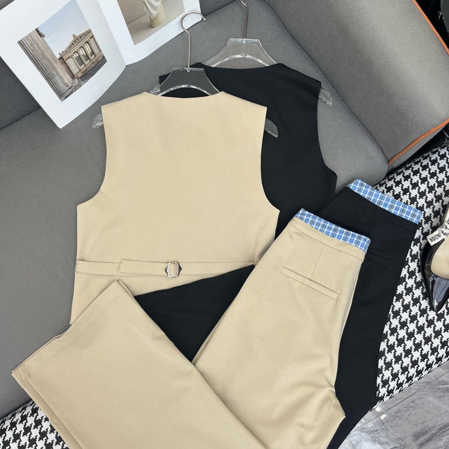 MM TANK TOP AND WIDE LEG PANTS SET 25S IN KATUN 266627