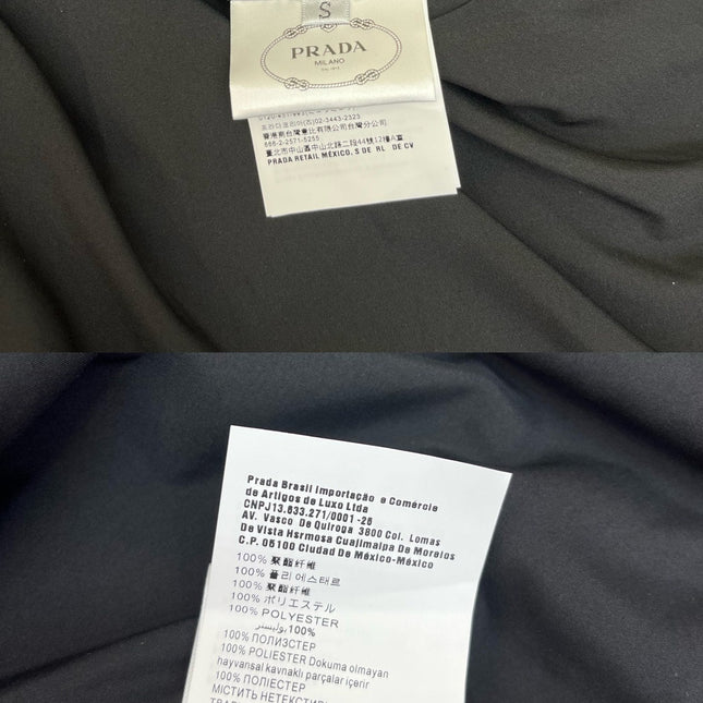 PRAD ROUND NECK DRESS 25S IN POLYESTER 266689
