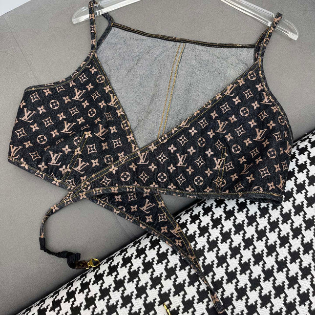 LV NEW DENIM BRA TOP 269059