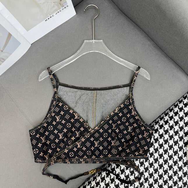 LV NEW DENIM BRA TOP 269059