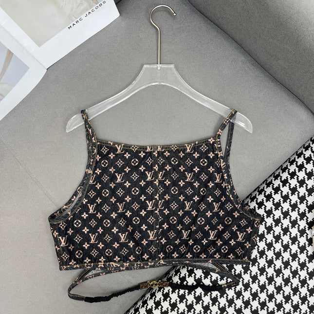 LV NEW DENIM BRA TOP 269059
