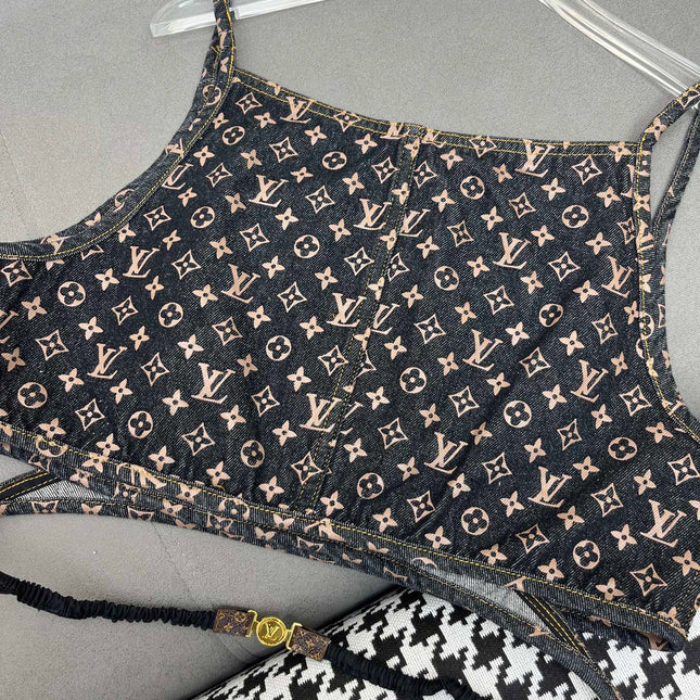 LV NEW DENIM BRA TOP 269059