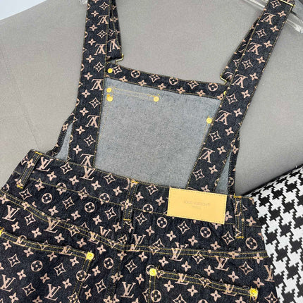 LV NEW DENIM OVERALL DRESS 269064
