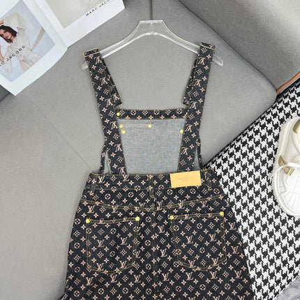LV NEW DENIM OVERALL DRESS 269064
