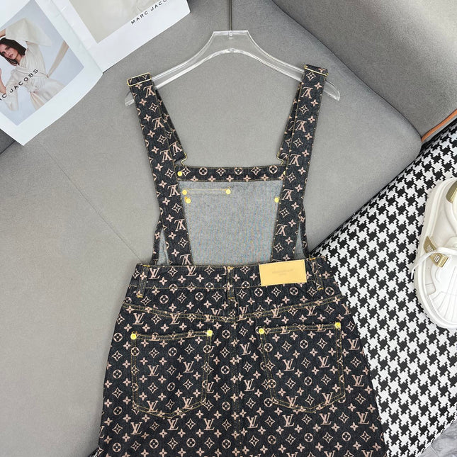 LV NEW DENIM OVERALL DRESS 269064