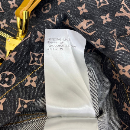 LV DENIM DRESS WITH FRONT CENTER ZIPPER