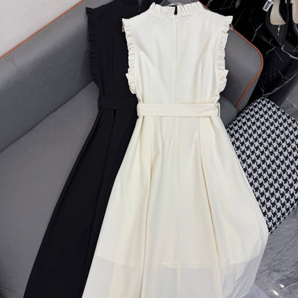 LV SLEEVELESS DRESS WITH BELTED WAIST 269125