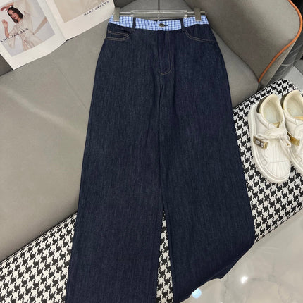 SET SLEEVELESS TOP AND DENIM PANTS 263282