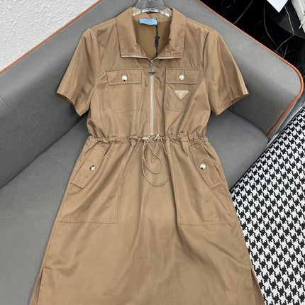 DRESS KHAKI WITH DRAWSTRING WAIST