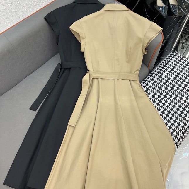 DIO FLUTTER SLEEVE DRESS 25S IN COTTON 266678