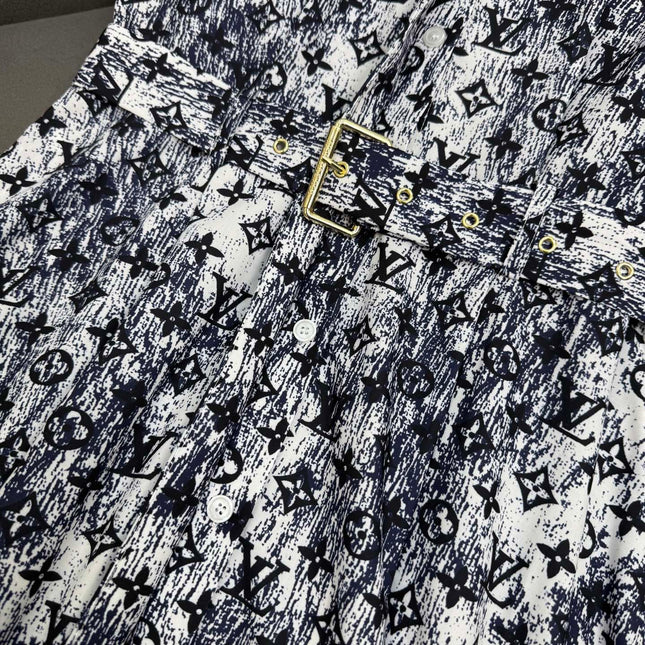 LV DRESS WITH BELT 269102