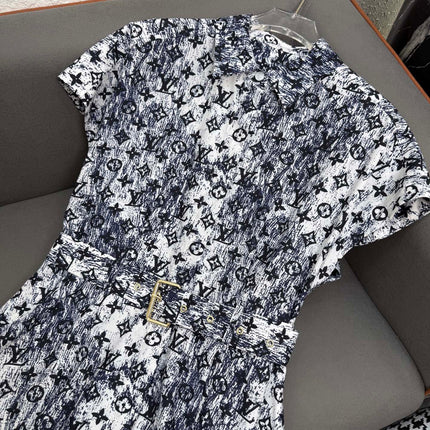 LV DRESS WITH BELT 269102