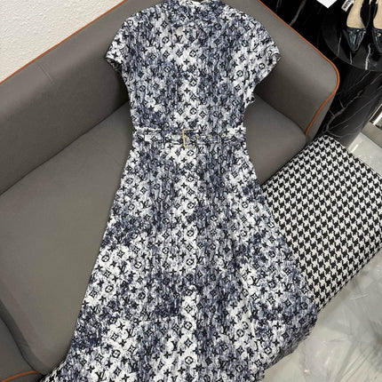 LV DRESS WITH BELT 269102