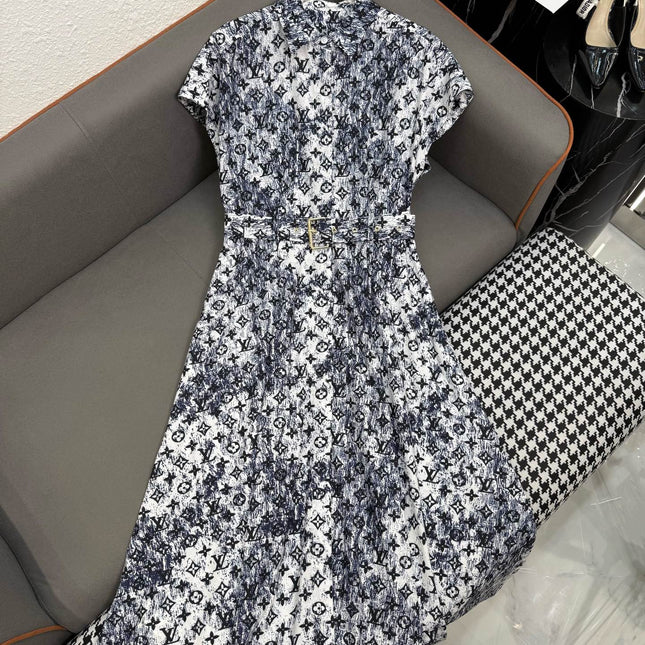 LV DRESS WITH BELT 269102