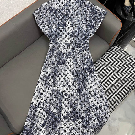 LV DRESS WITH BELT 269102