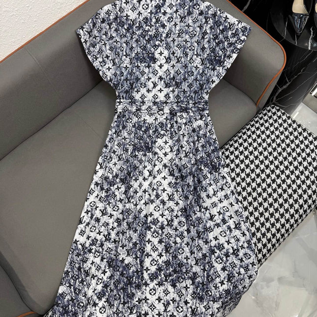 LV DRESS WITH BELT 269102