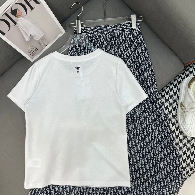 DIOR T-SHIRT AND SKIRT SET 269021