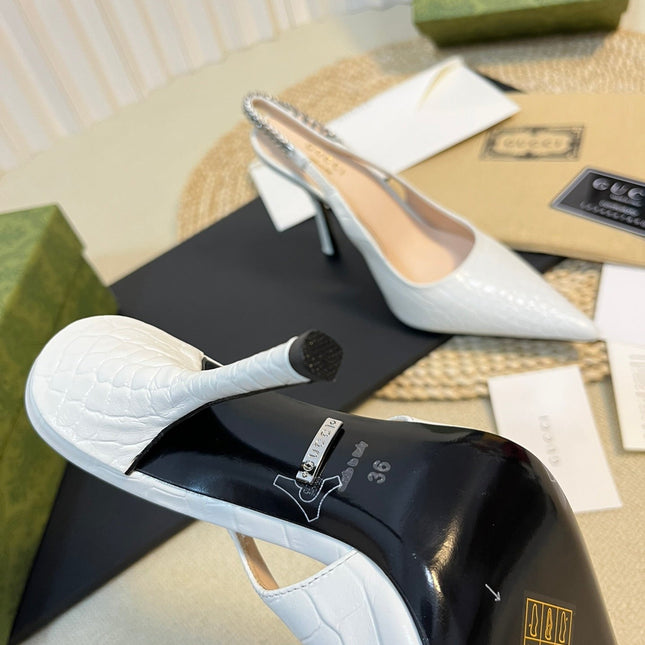 GG Women's High Heels  White