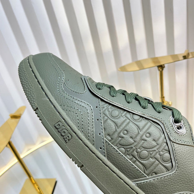 B27 LOW-TOP SNEAKER ARMY GREEN SMOOTH CALFSKIN