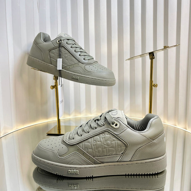 B27 LOW-TOP SNEAKER TROUT GRAY SMOOTH CALFSKIN