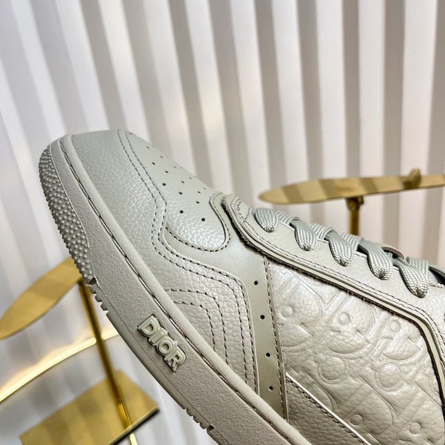 B27 LOW-TOP SNEAKER TROUT GRAY SMOOTH CALFSKIN