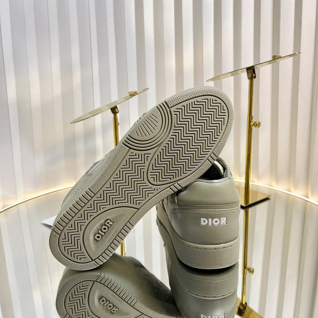 B27 LOW-TOP SNEAKER TROUT GRAY SMOOTH CALFSKIN