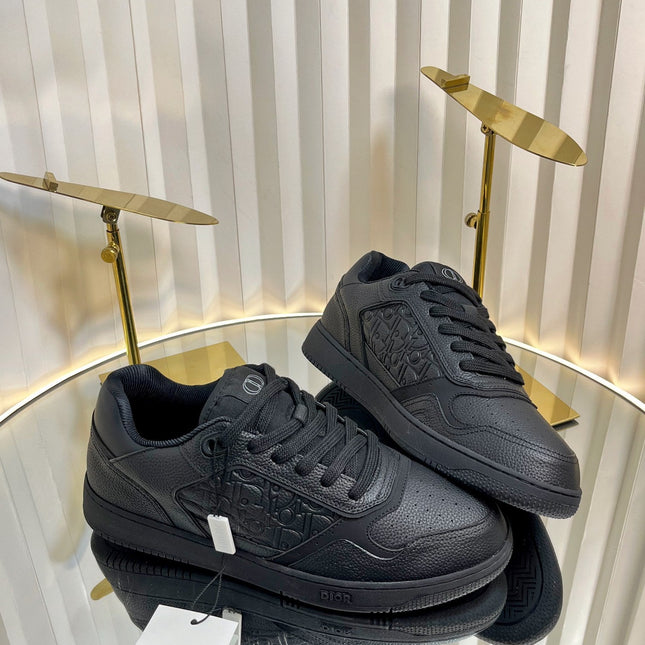 B27 LOW-TOP SNEAKER BLACK SMOOTH CALFSKIN