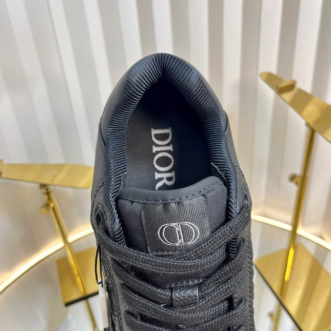 B27 LOW-TOP SNEAKER BLACK SMOOTH CALFSKIN