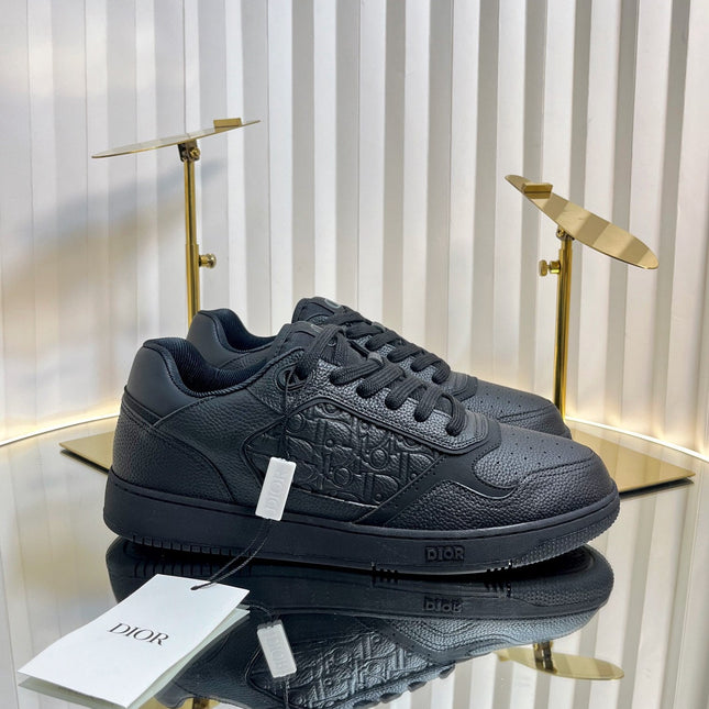 B27 LOW-TOP SNEAKER BLACK SMOOTH CALFSKIN