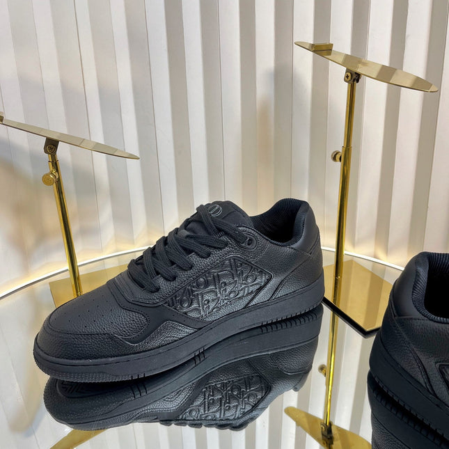 B27 LOW-TOP SNEAKER BLACK SMOOTH CALFSKIN