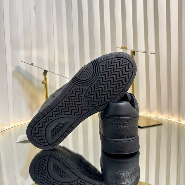 B27 LOW-TOP SNEAKER BLACK SMOOTH CALFSKIN