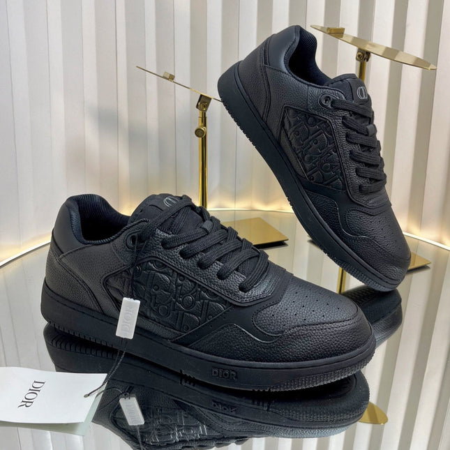 B27 LOW-TOP SNEAKER BLACK SMOOTH CALFSKIN