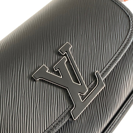 BUCI BAG 24 IN BLACK EPI GRAIN COWHIDE
