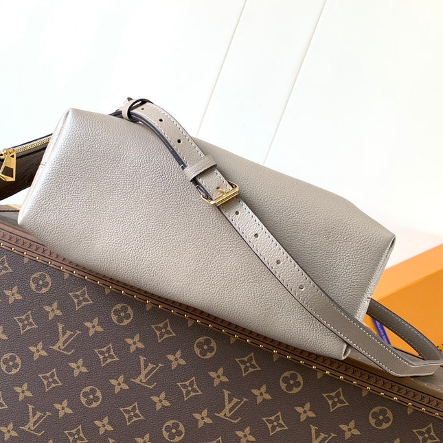 BUNDLE BAG 28 IN CREAM MIX GREY MONOGRAM EMPREINTE COWHIDE