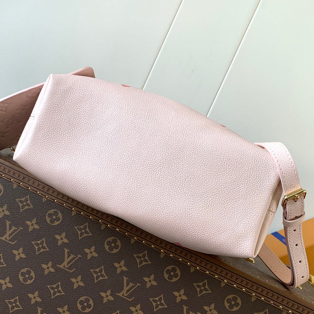 BUNDLE BAG 28 IN PINK MONOGRAM EMPREINTE COWHIDE