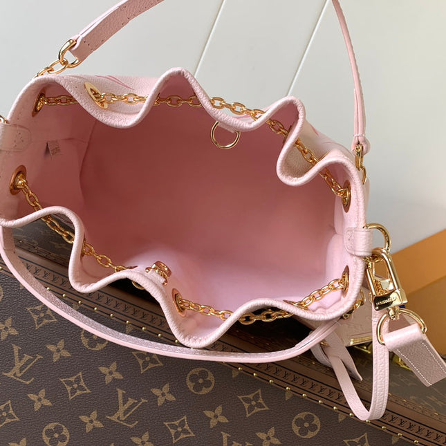 BUNDLE BAG 28 IN PINK MONOGRAM EMPREINTE COWHIDE